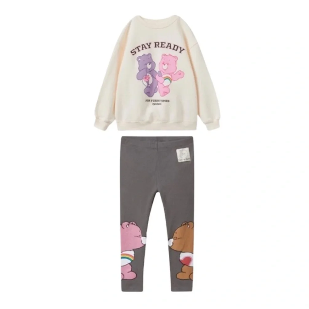 ZARA TODDLER GIRL CARE BEARS SWEATSHIRT & LEGGINGS